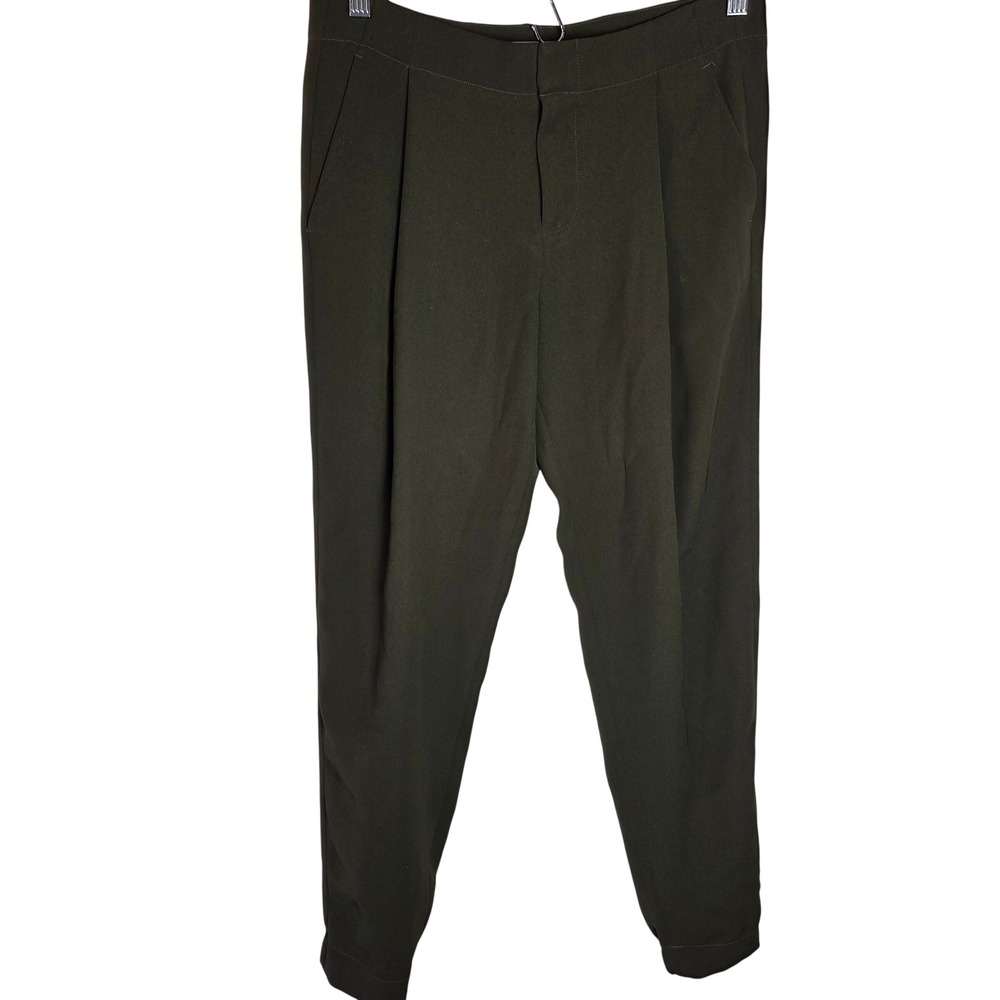 Vince High Rise Tapered Dress Pants Pleated Pull On Office Work Trousers‎ size 0